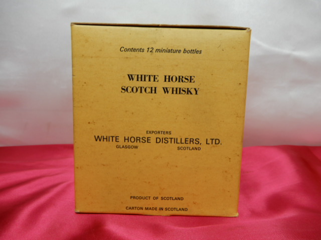 古酒ホワイトホース 特級 ウイスキー ミニボトル 48ml 43% 金キャップ 1ケース 12本